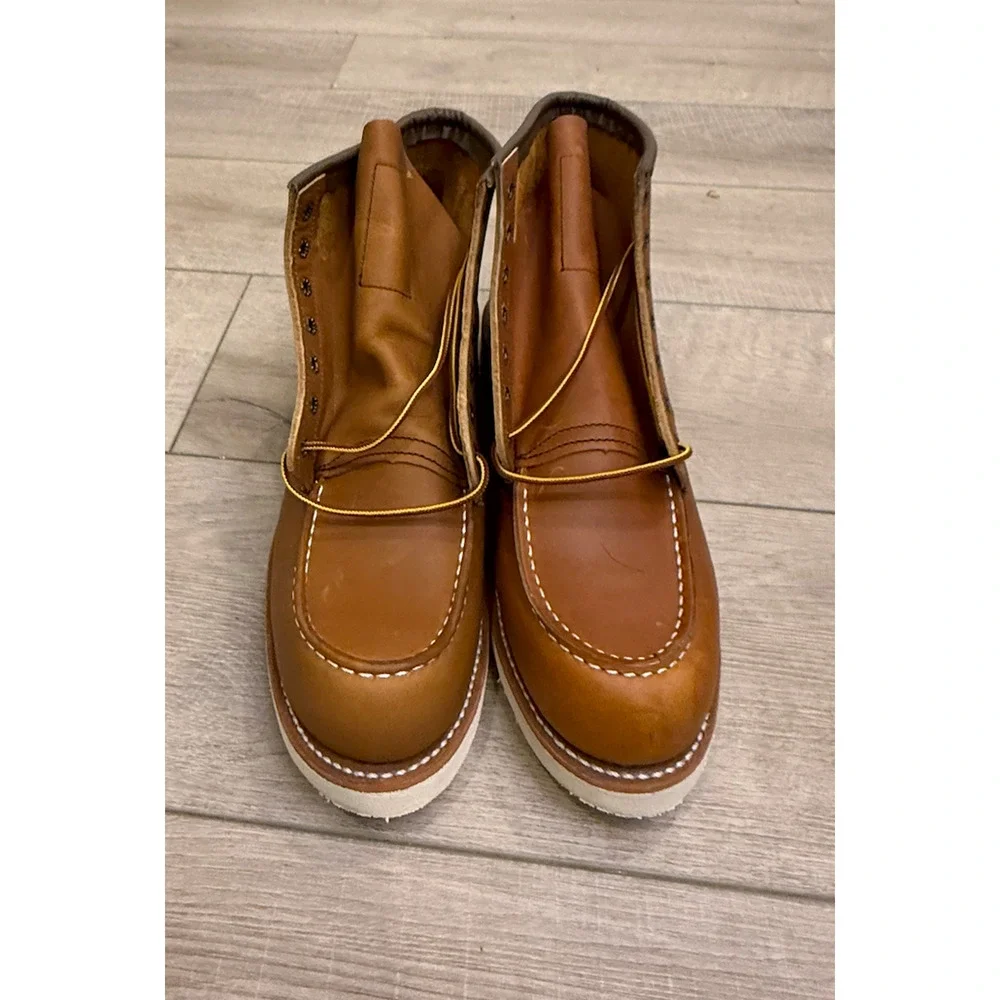 NEW RED WING 10875 TRACTION TRED MOC TOE 6-INCH SOFT TOE BOOTS SZ 11 D